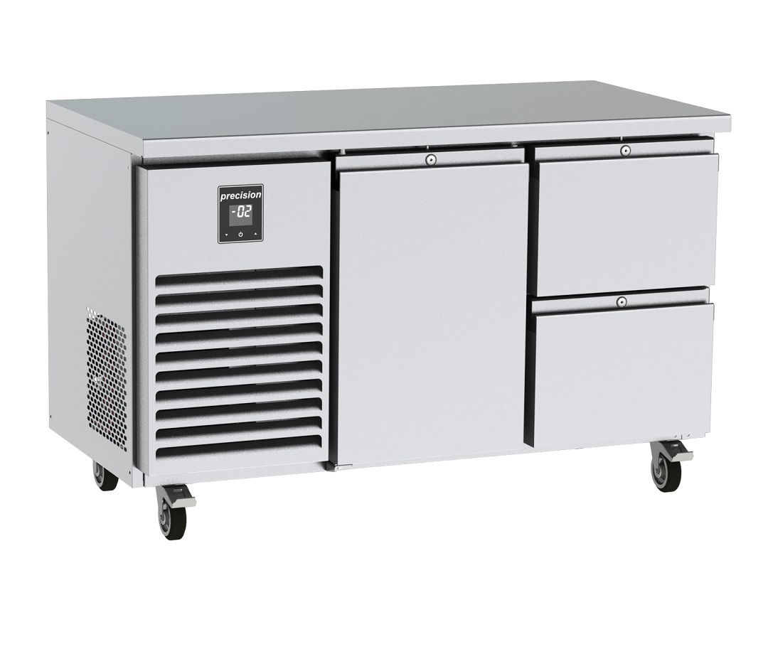 Precision LCU 211 SS Two Door Counter Freezer