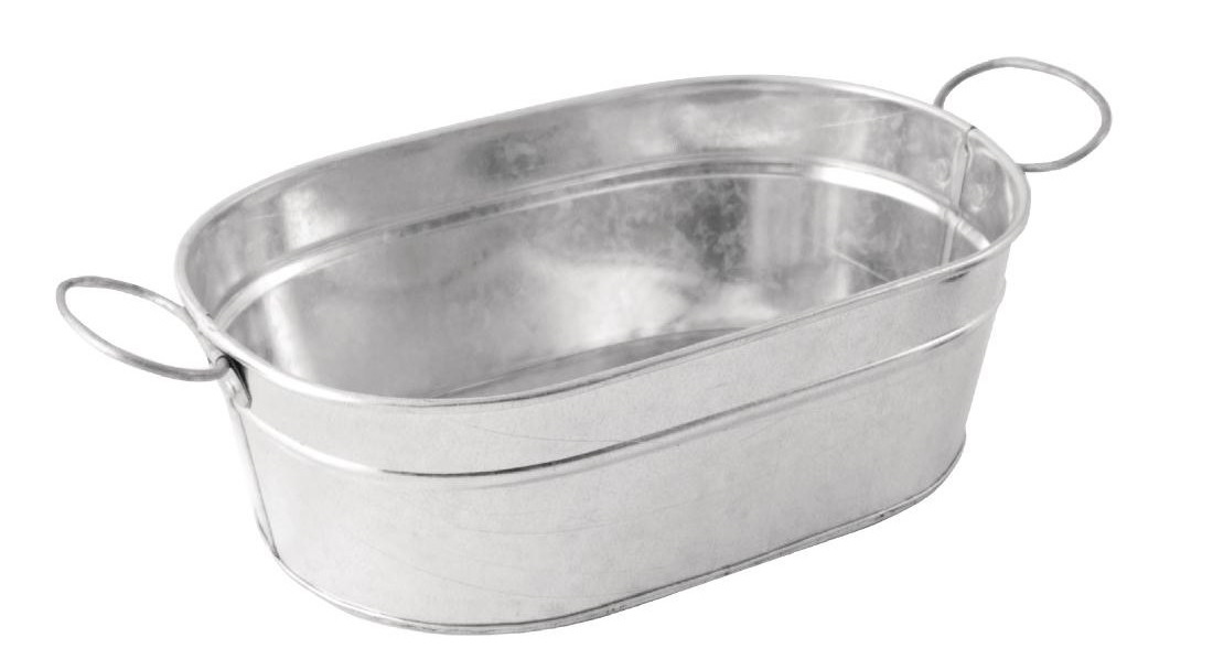 Rectangular Galvanised Steel Tub (GF249)