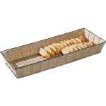 Wicker Rectangular Basket With Metal Frame (F761)