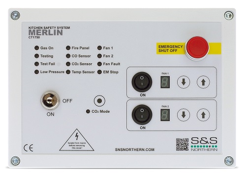 S&S Northern Merlin CT1750 Gas Proving Interlock Control Panel