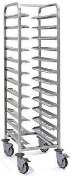 Shelfspan 782306 12 Tier Tray Clearing Trolley