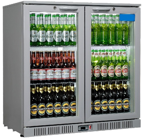 Sterling Pro Green SP2HC 180 Bottle Double Door Bottle Cooler 