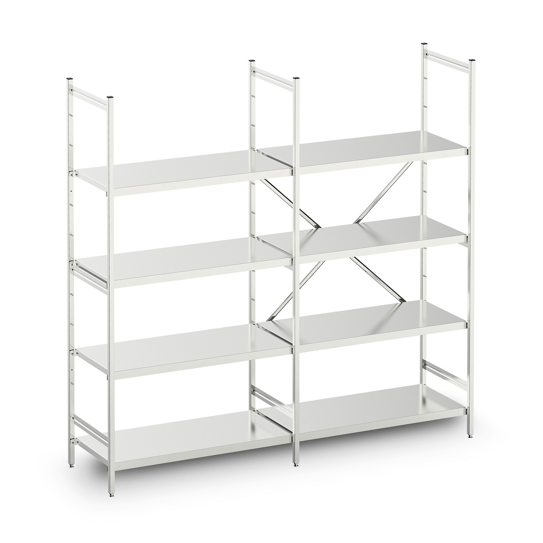 Trak Hupfer NORM 5 Stainless Steel Shelving Rack