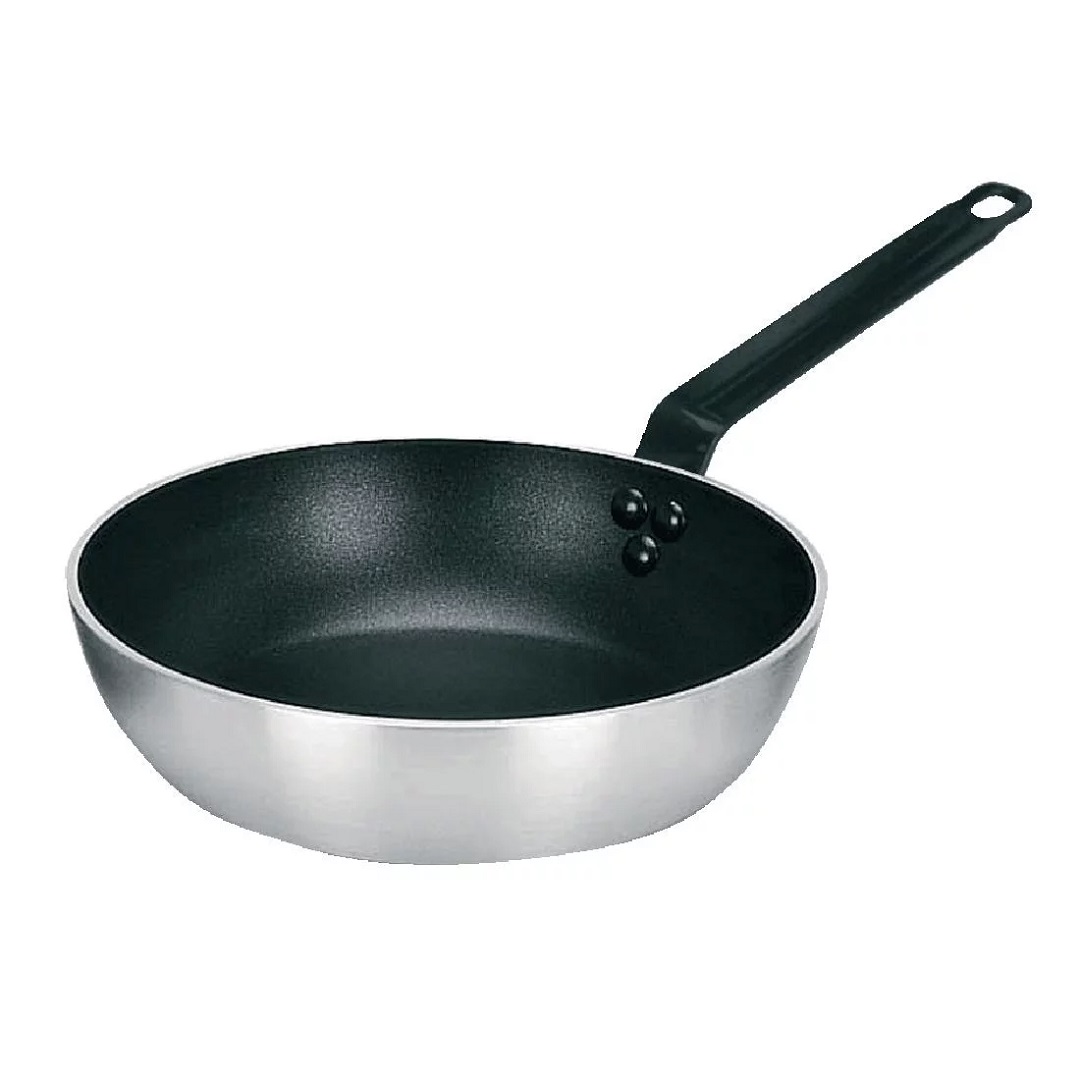 Vogue Aluminium Flared Saute Pans