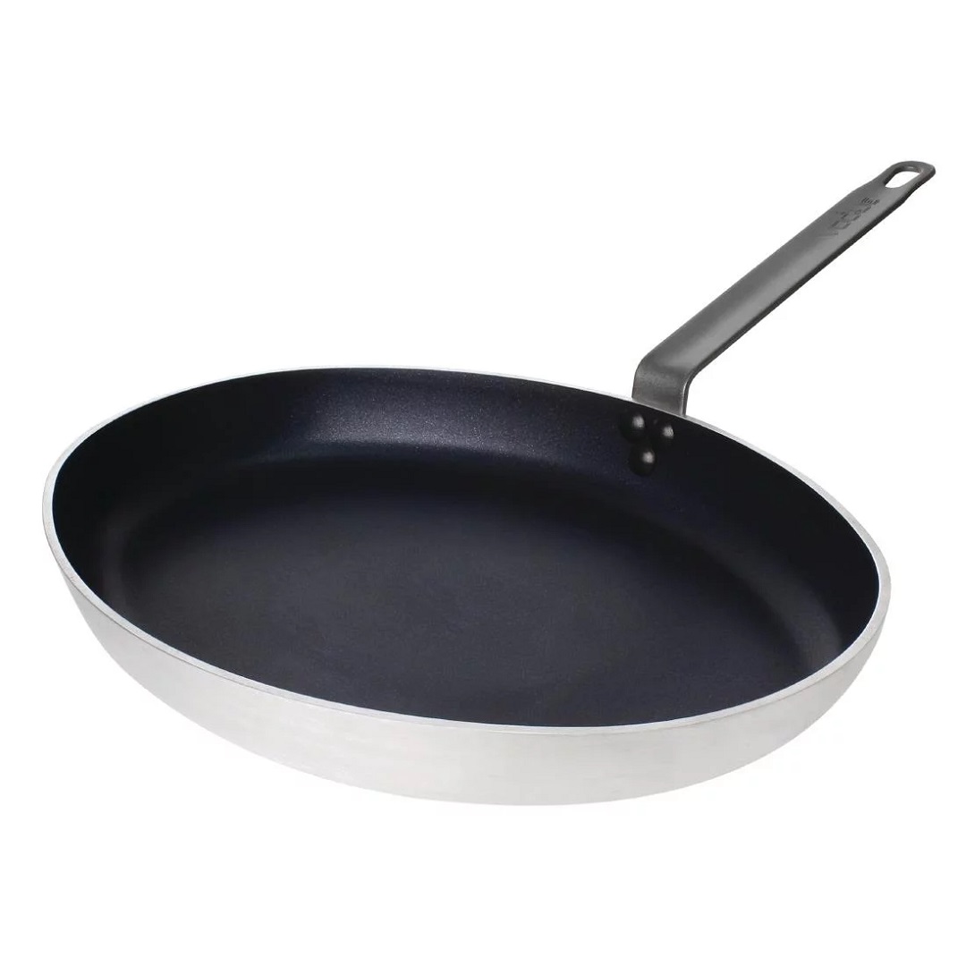 Vogue Aluminium Non-Stick Oval Frypans