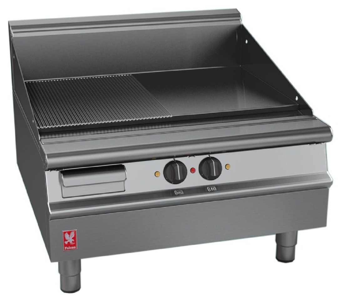 Falcon Dominator PLUS E3481R Half Ribbed Griddle