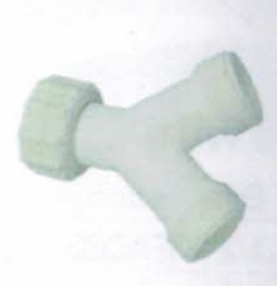 Plastic 2 Way Y Connector (409001)