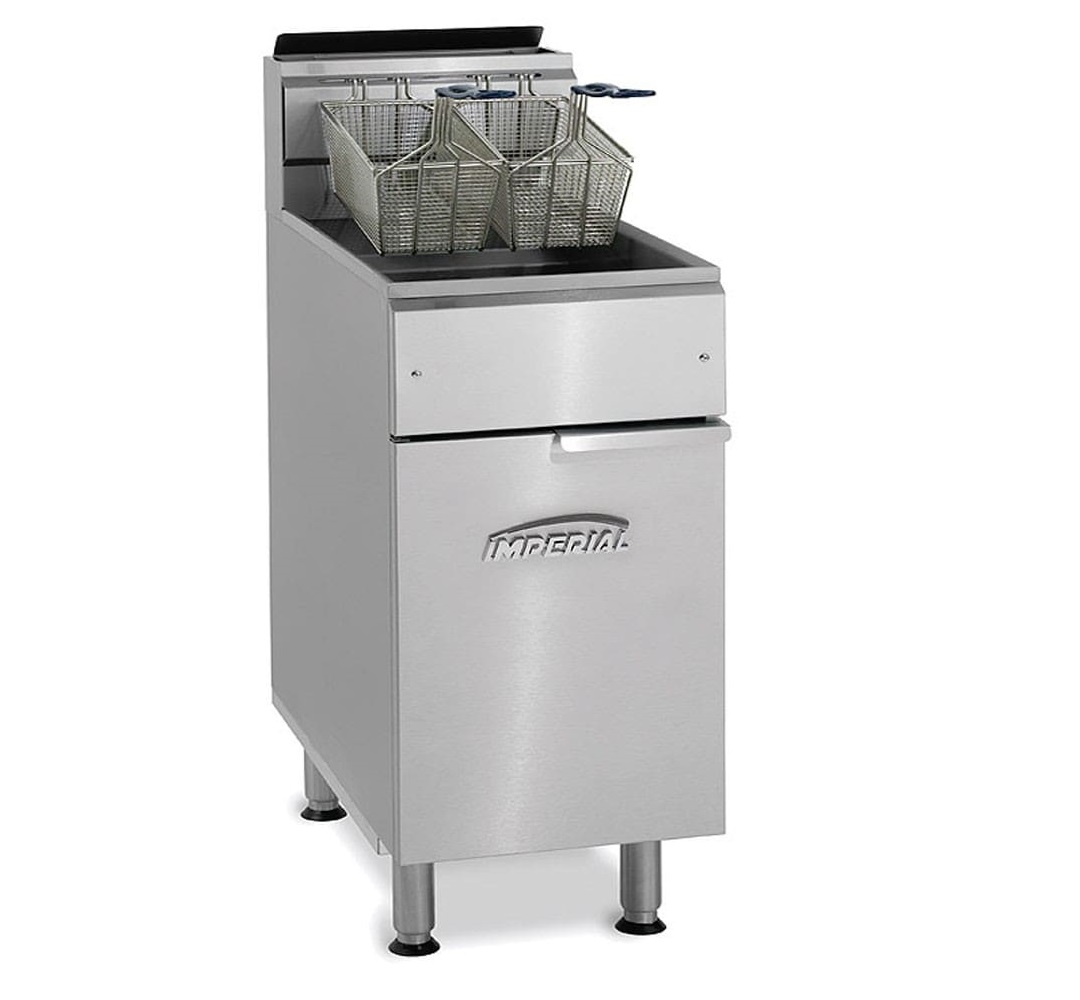 Imperial  IFS-75 Single Pan Twin Basket Fryer