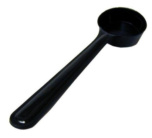 JES Black Plastic Measuring Spoon (0120)