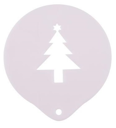 JES Christmas Tree Coffee Stencil (9214)