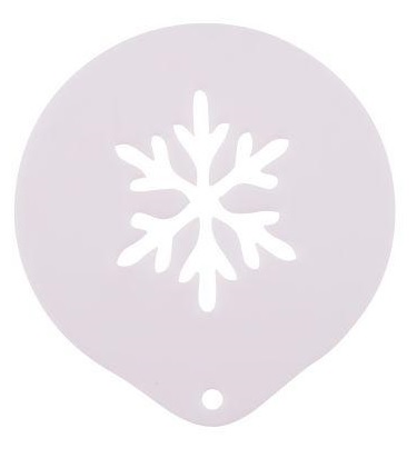 JES Snowflake Coffee Stencil (9212)