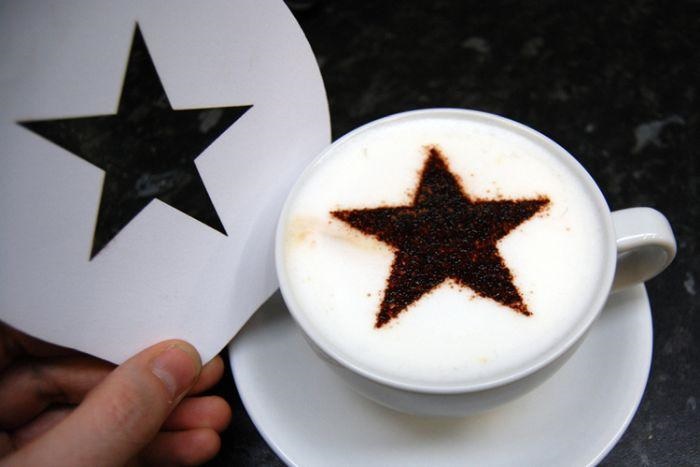JES Star Shaped Coffee Stencil (9555)
