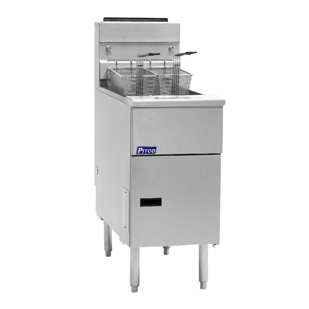 Pitco SG14S Solstice Single Tank Twin Basket Fryer