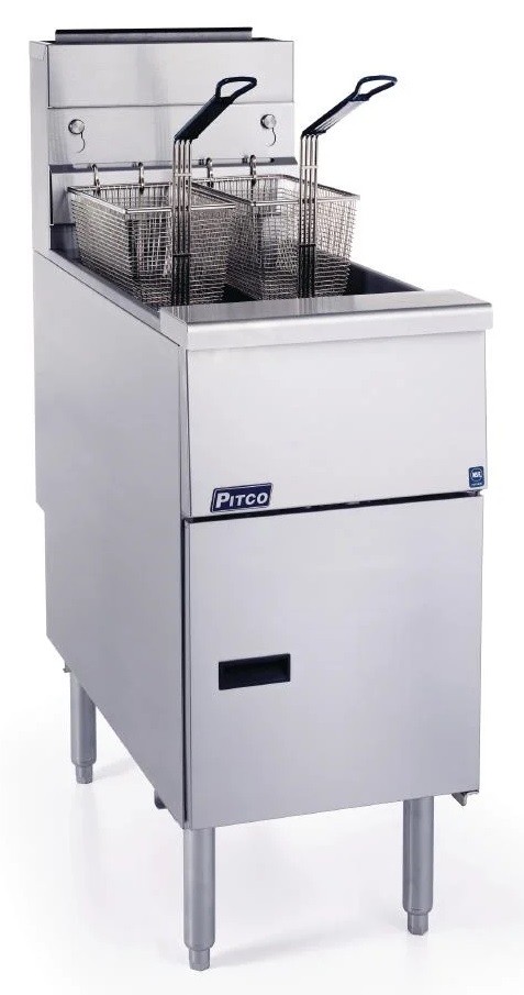 Pitco VF35 Single Tank Twin Basket Fryer