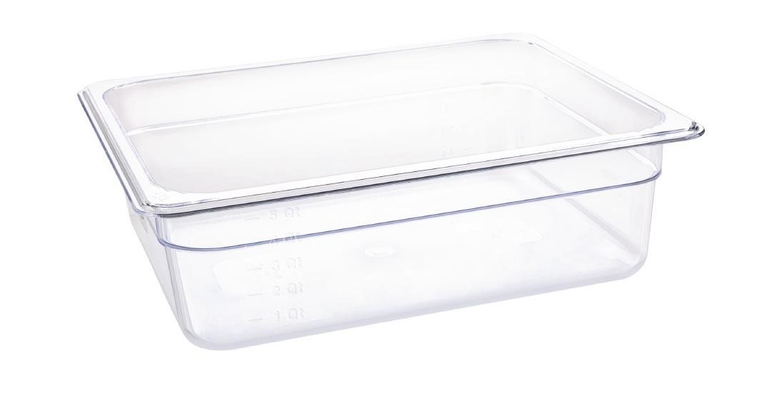 Polycarbonate 1/2 Gastronorm Pan